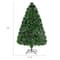 Costway 4ft. Pre-Lit Fiber Optic Artificial Christmas Tree, Multicolor LED Lights